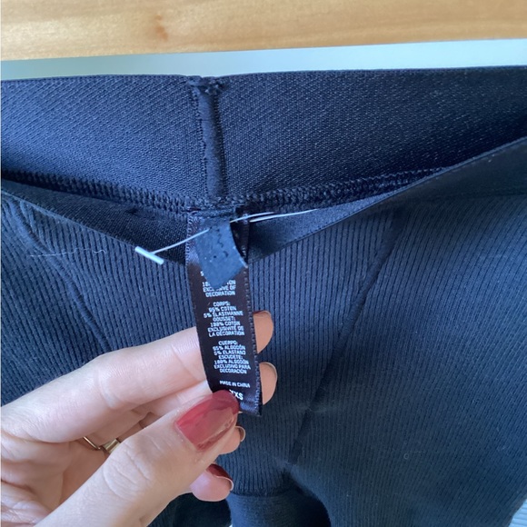 Skims black cotton rib boxer short - Picture 4 of 4